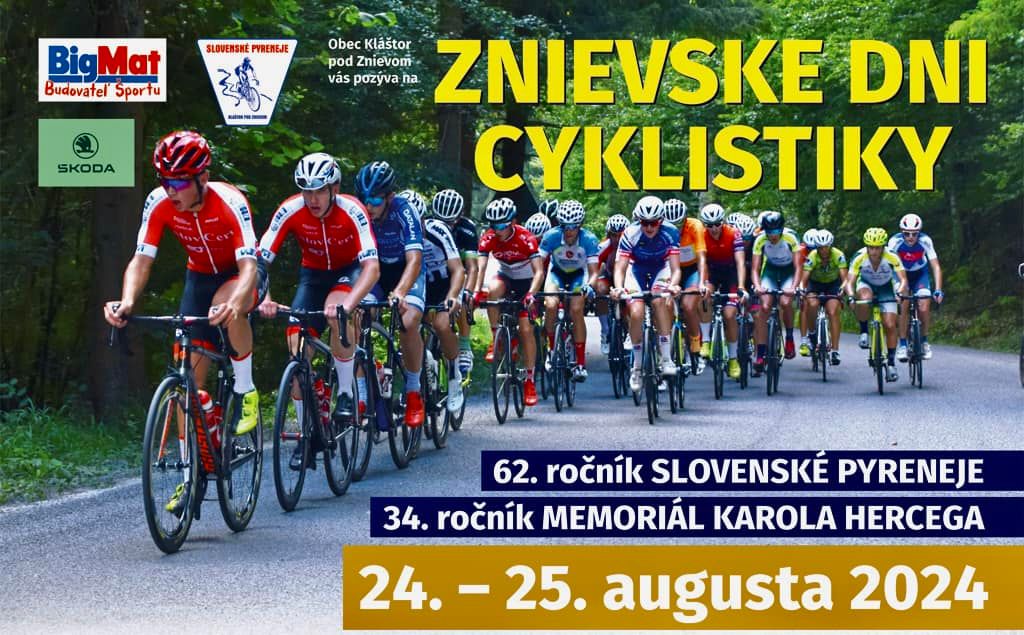 Obrázok k článku Zvýšte opatrnosť: Cyklistické preteky SLOVENSKÉ PYRENEJE spôsobujú obmedzenia v oblasti Kláštor p. Znievom, Turčiansky Ďur, Moškovec a Kľačno. Obchádzková trasa Žilina - Martin cez Kľačno a Vrícko NEODPORÚČANÁ!