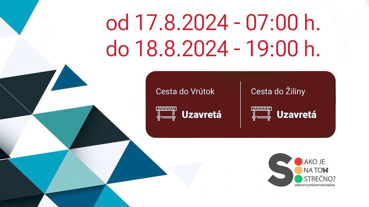 Obrázok k článku Ako začali osádzať značky zákazu vjazdu: Uzávierka od 17. do 18. augusta!