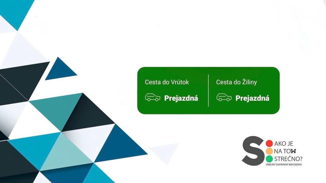 Obrázok k článku Cesta medzi Dubnou skalou a Strečnom je obojsmerne prejazdná