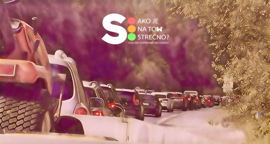 Obrázok k článku Zdržanie v smere do ZA: Kolóna pri Dubnej skale, čakajte cca 50 minút.