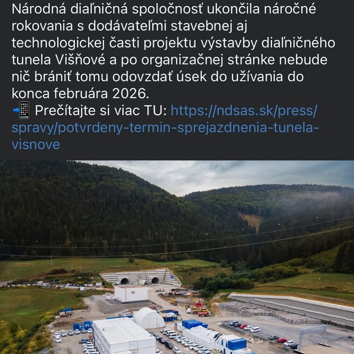 Obrázok k článku Konečný termín zabezpečí bezpečný prejazd cez tunel Višňové