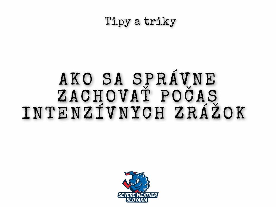 Obrázok k článku "Pripravte sa na meteorologický armagedón: Ako prežiť s minimalizovanými škodami počas silných zrážok na severe Slovenska!"