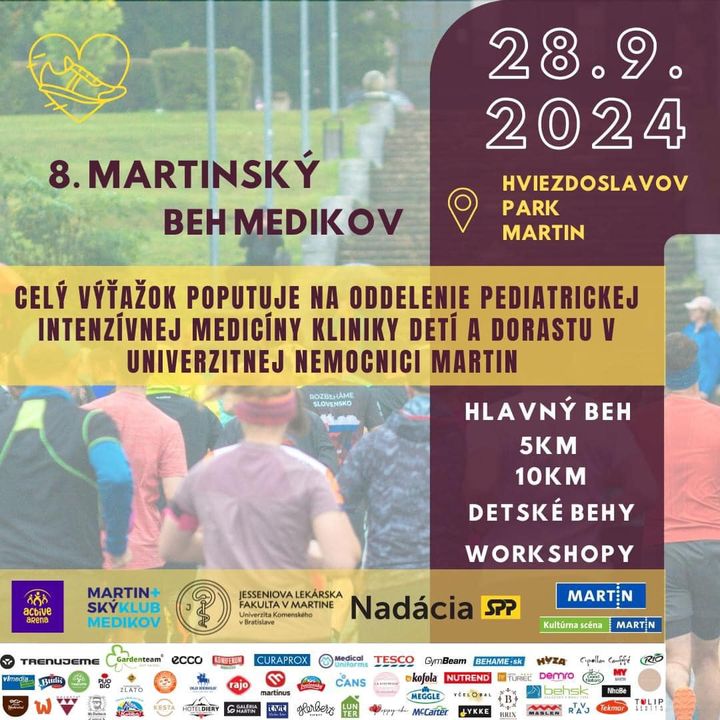 Obrázok k článku V Martine sa koná Martinský beh medikov – podporte akciu svojou účasťou!