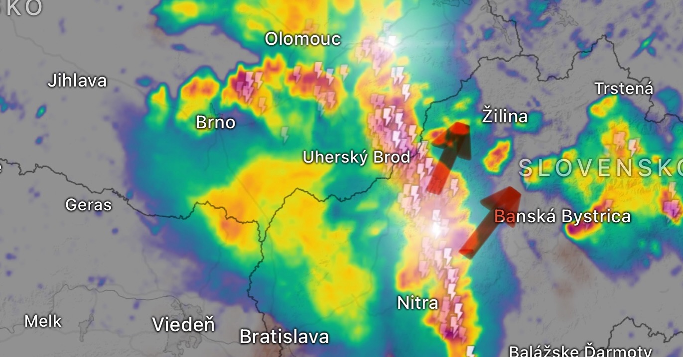 Obrázok k článku Silný vietor a prívalový dážď sú na obzore: Žilinský kraj čelí vážnej výstraze!